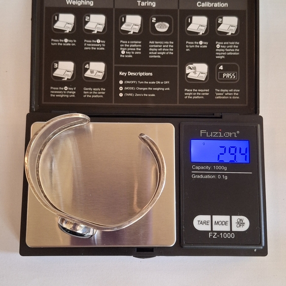 Dominique Dinouart Domingo designed Sterling Silver Cuff Bracelet Mexican Sterl - Picture 10 of 14